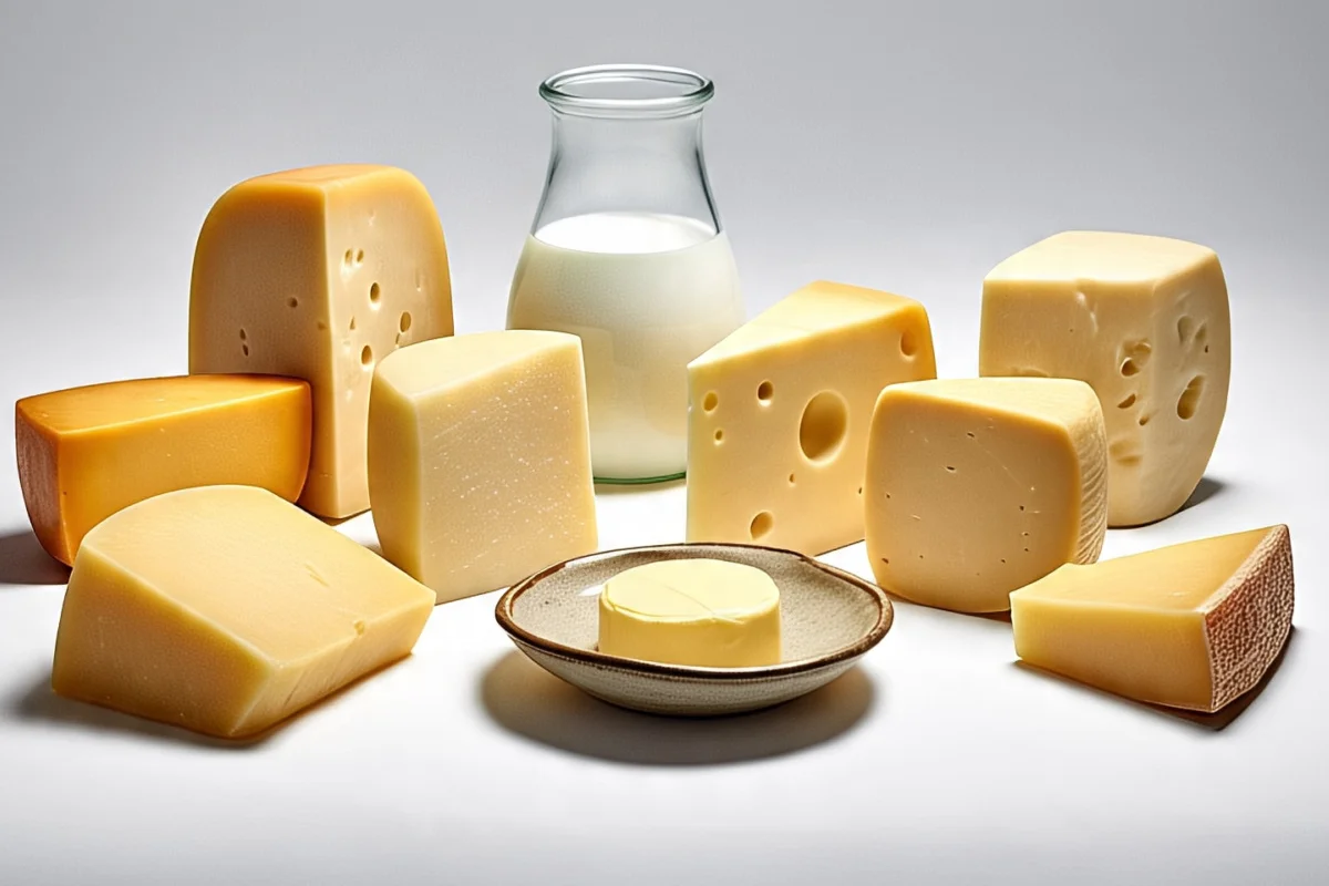Selection of cheeses